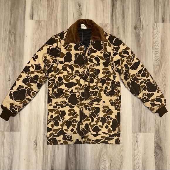 Cabela's Other - Cabela's 80s VTG Brown and Tan Camouflage Field Jacket